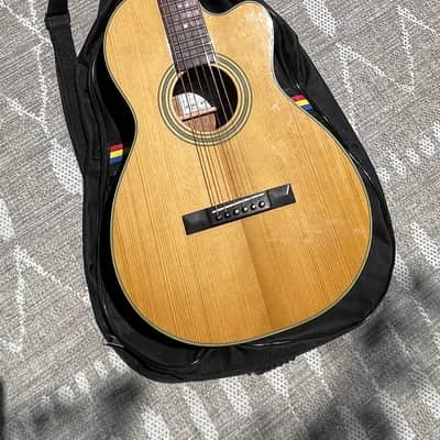 Recording King RP1-16C Torrefied Red Spruce Top 12-Fret Single-0