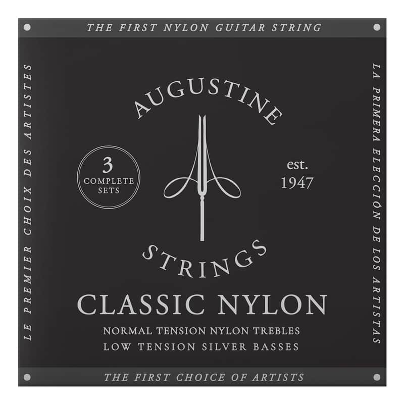 3 Pack ~ Augustine ABK Classic Black String Set image 1
