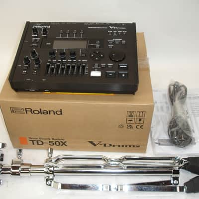 Roland TD-50X V-Drums Sound Module w/ PDS-20 Stand & Box image 1