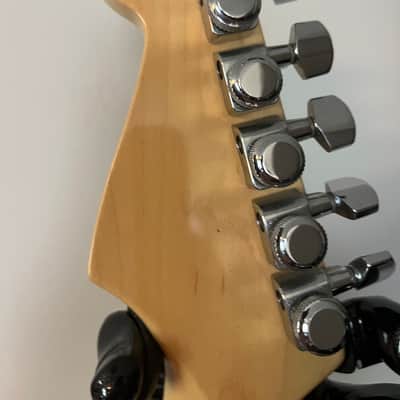 2002 Fender American Deluxe Stratocaster with Maple Fretboard 2002 - 2003 - Aged Cherry Burst image 7