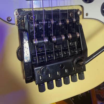 Charvel Model 3A MODDED Washburn Wonderbar , Vintage Duncan JB Double White MIJ c. 1987 - Faded Pearl White Sparkle image 13