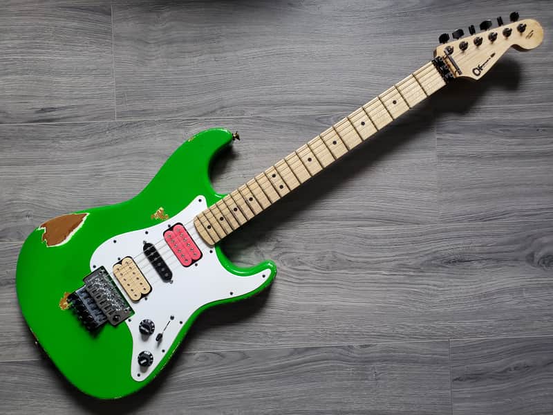 Charvel Masterbuilt Steve Vai Green Meanie | Reverb Australia