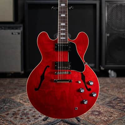 Gibson ES-335 60s Semi-Hollow Electric Guitar with Hard Shell Case - Sixties Cherry image 3