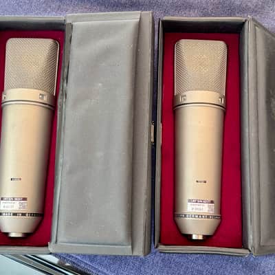 Matched Pair Vintage Neumann U87 by Gunter Wagner image 1