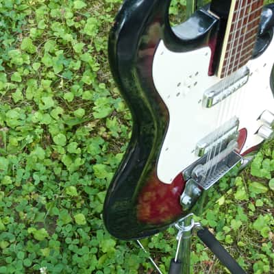 Sekova 12 string electric cherry sunburst 1960's sunburst image 4