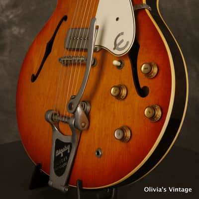 Epiphone  Casino E230TD w/BIGSBY + NICKEL hardware 1965 Sunburst image 5