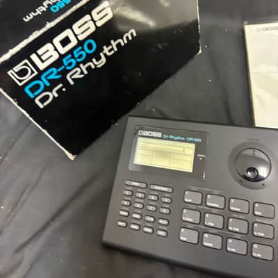 BOSS DR-550 Dr Rhythm Drum Machine Rhythm Programmer with Box Untested ☆ image 5