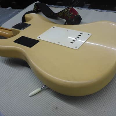 Fender Deluxe Powerhouse Stratocaster SSS w/Piezo Saddles : Crowned & Dressed Frets - Unfinished Roses Over OEM Color image 13
