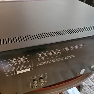 Pioneer  Ctf900  1978 Silver Finish image 11