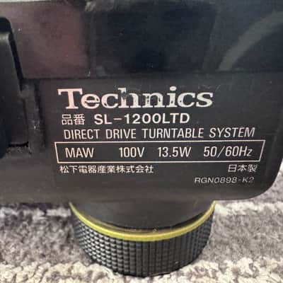 Technics SL-1200LTD Gold Limited Edition Direct Drive Turntable No 2856 image 16