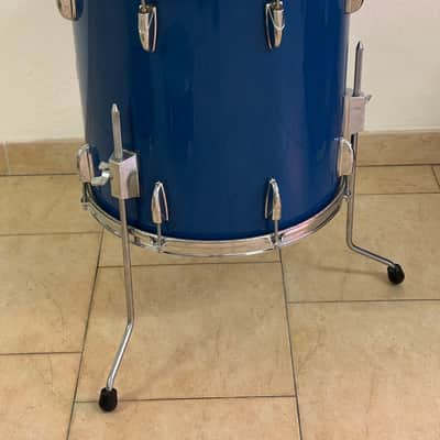 Yamaha 8000 tour custom Cobalt blue 22/12/13/16 snare and hardware image 18
