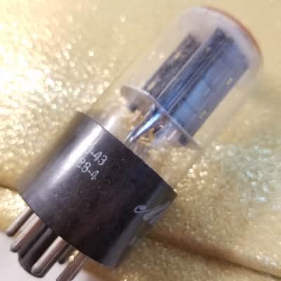 Ken-Rad 6SN7GT AT1000 TESTED Vacuum Tube T4 clear glass aligned plates dual triode 1948-1951 image 9