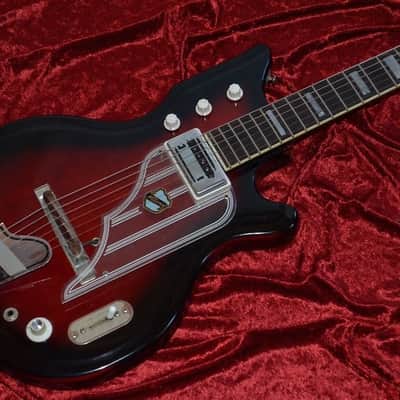 1964 National Westwood 75 Beautiful Map Guitar Rare image 3