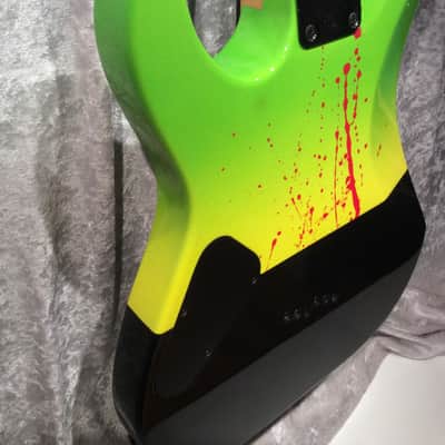 Custom Schecter 2002 NAMM Convention Horror Masterworks Display Catalog Guitar SIGNED Dawn Of The Dead George Romero Horror Halloween image 20