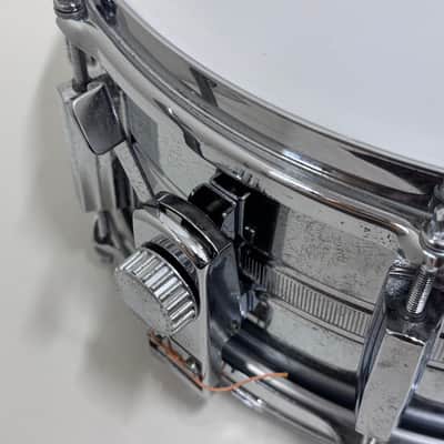 USED PEARL Japan Vintage Shell Snare Drum 14"x 5.5" Steel image 3