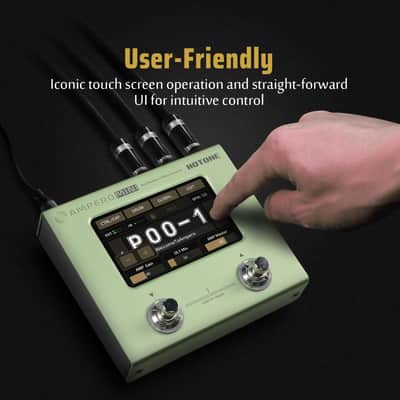 Hotone Ampero Mini MP-50 Guitar Bass Amp Modeling IR Cabinets Simulation Multi Language Multi-Effects with Expression Pedal Stereo OTG USB Audio Interface(U.S. domestic inventory) image 5