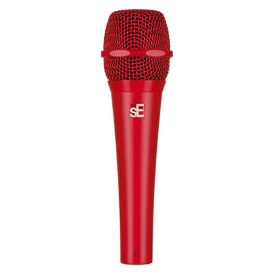SE Electronics V7 RED Handheld Dynamic Microphone, Red image 1