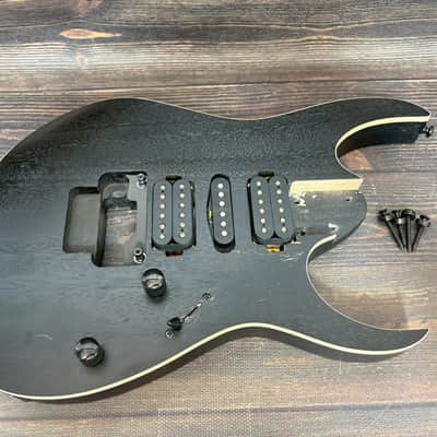 2019 Ibanez RG370ZB Body Weathered Black with Original Pickups image 1
