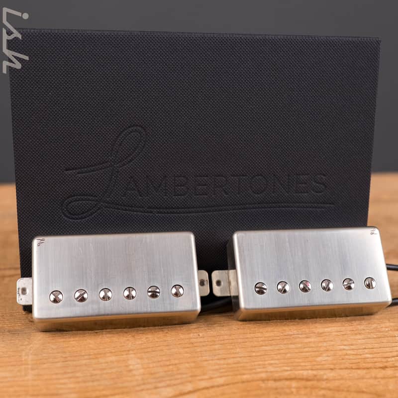 Lambertones "The Grinder" Humbucker 4 Wire Set-Brushed Nickel image 1