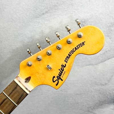 Squier Classic Vibe 70s Loaded Stratocaster Neck Vintage Tint with CBS Style Headstock image 1
