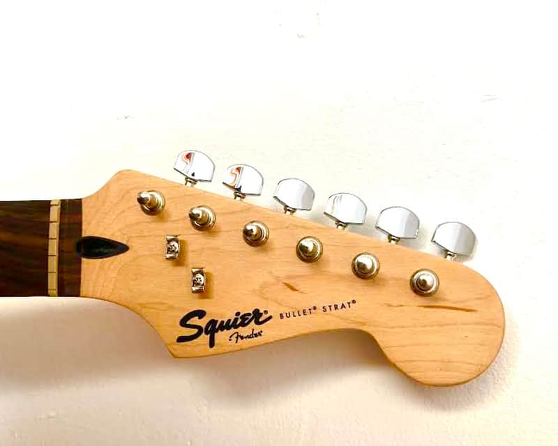 2014 Squier Stratocaster neck - rosewood board - with tuners image 1