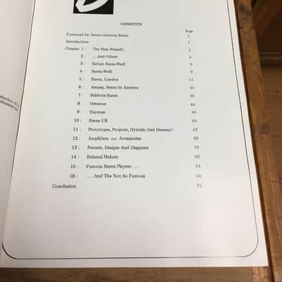 Burns The Burns Book by Paul Day (1990, Paperback) Guitars Basses Amps. Bold Strummer image 2