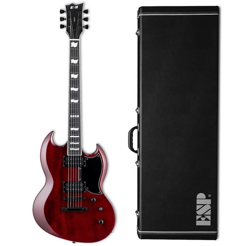 ESP E-II Viper Electric Guitar See Thru Black Cherry + ESP Case - B-Stock - EII E II image 1
