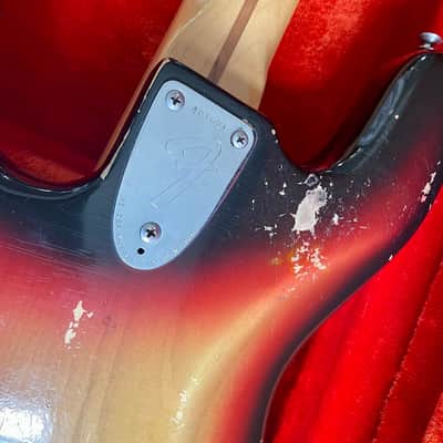 Fender Jazz Bass  1975 Fender Jazz Bass 1975 - Sunburst image 4