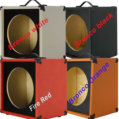 1x12 Extension guitar speaker empty cabinet charcoal black tolex slanted front shape G1X12SL-CBTLX US Made.. image 4