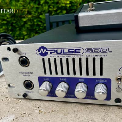 ✭SUPERB✭VERY RARE✭ MESA BOOGIE M-Pulse 600 Valve Bass Amp ✭Parametric EQ/COMP !✭ RECORD OUT ! image 6