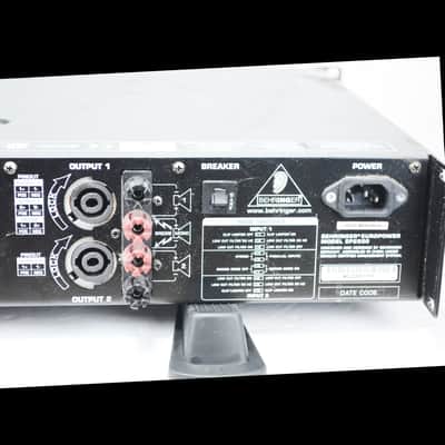 Behringer Europower EP2500 2 x 1200-Watt Power Amplifier 2000s - Black image 4