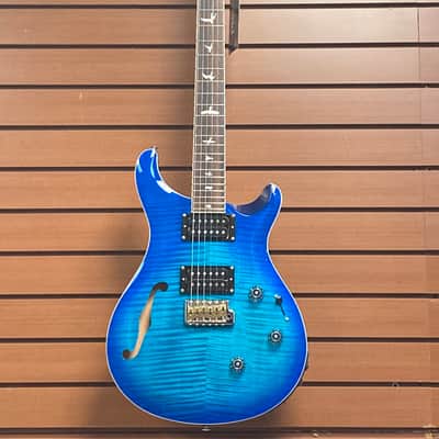 PRS SE Custom 24 Semi-Hollow Piezo - Lake Blue image 1