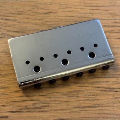 2025 Fender American Ultra II Meteora Hardtail Bridge Polished Chrome 52mm USA Tele Strat Deluxe image 2