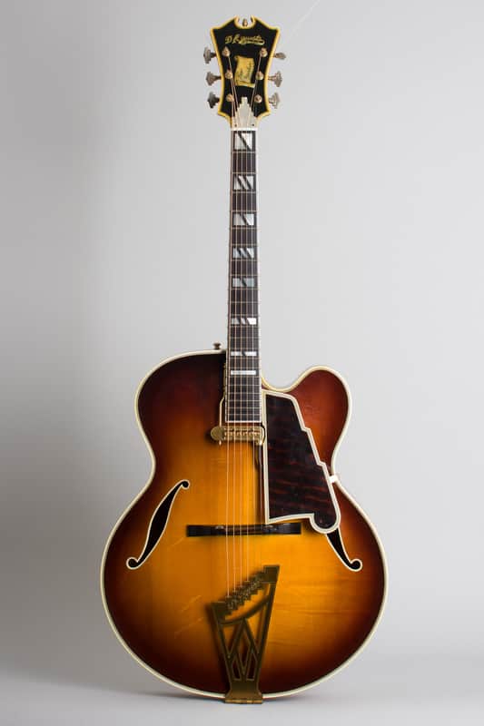 D'Aquisto  New Yorker Delux Arch Top Acoustic Guitar (1967), ser. #1017, original black hard shell case. image 1