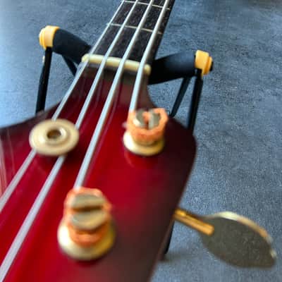 Tokai Custom Edition Jazz Bass Made in Japan 1991 - Transparent Red image 14