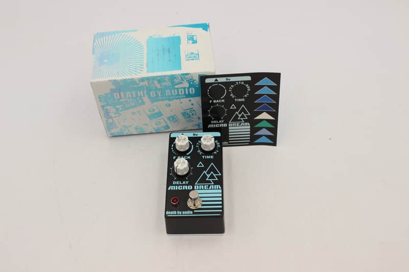 Death By Audio Micro Dream Lofi Delay Effects Pedal Black w/ box & papers image 1