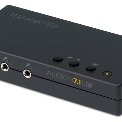 Terratec 7.1 Soundkarte, Extern Aureon 7.1 USB External Sound Card - Schwarz image 1