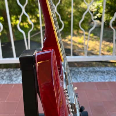 Burny RSG-60 / RSG-65 (1969 SG Replica) - Made in Japan - Late 1980s - Cherry Red w/ Original VH-1 Pickups image 6