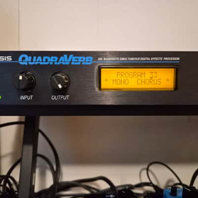 Alesis QuadraVerb 20k Bandwidth Simultaneous Digital Effects Processor 1990s - Black image 6