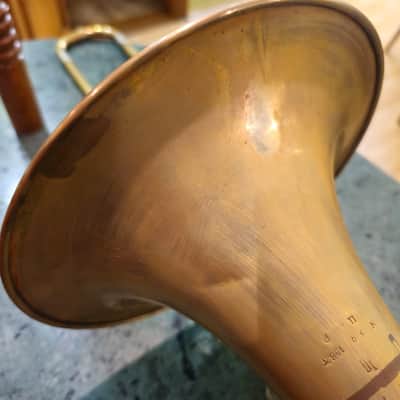 Vintage Slider Trombone Orpheus Kyiv Ukraine USSR Pink brass 1982 #54 image 13