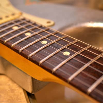 American Fender Stratocaster Silver Sparkle Heavy Relic Custom Shop Texas Specials HSS image 20