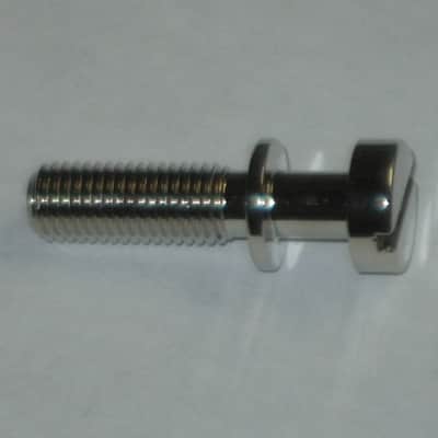 one pair of rarely handled, near A+ genuine Gibson Nickel STUDS, also called Mounting Pieces (NO anchors) for PTTP-015 Nickel Stop Bar Tail piece (Stop Bar Tailpiece NOT included) nickel finish (ninc alloy metal) image 23