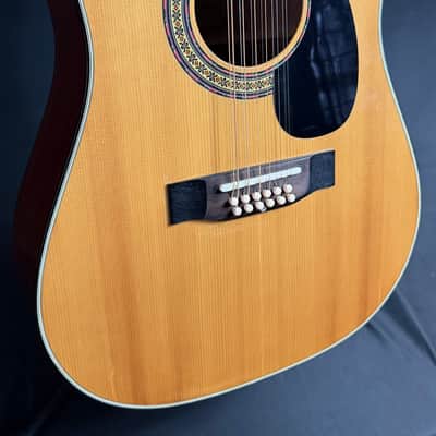 Alvarez Model 5021 12-String Dreadnought Acoustic Guitar Gloss Natural w/ Case image 3