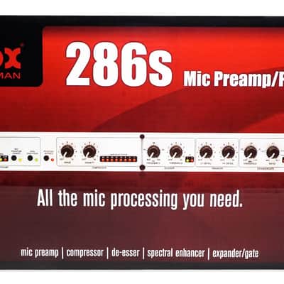 DBX 286S Mic Pre-Amp Processor 286 S Microphone/Instrument Preamp, Phantom Power image 7