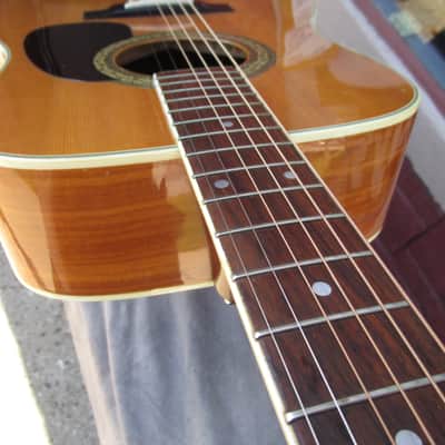 Alvarez 1970's Model 5065 Acoustic Dreadnaught D-28 style Solid Top Japan Clean! image 6