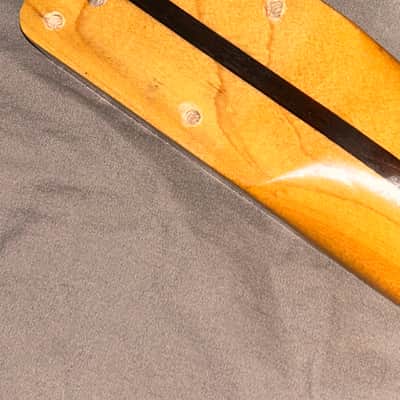 Vintage 1989 Squier ii one piece maple neck image 16