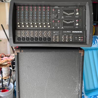 Mackie 808S 8-Channel 1200-Watt Powered Mixer 2000 - 2009 - Gray image 2