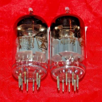 Strong Matched Pair 6N23P ECC88 6DJ8 E88CC 6N11 Voskhod tubes image 1