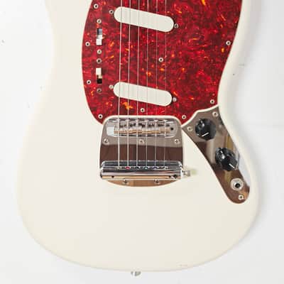 Fender Japan MG65 OWH Mustang Olympic White Crafted in Japan S Serial 2006-2008 Offset Guitar, u5011 image 3