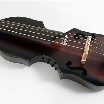 BSX Bass Allegro 4-String Acoustic-Electric Upright Bass - Nutmeg image 3